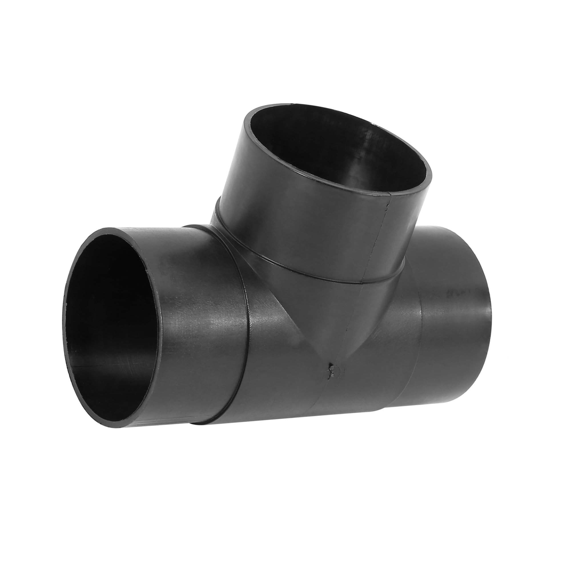 Hihaha 60mm Car 3 Way Air Ducting Elbow Pipe T Shape Outlet Connector Durable Material