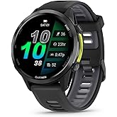 Garmin? Forerunner? 970, Premium GPS Running and Triathlon Smartwatch, AMOLED Display, Built-in LED Flashlight, Carbon Gray D