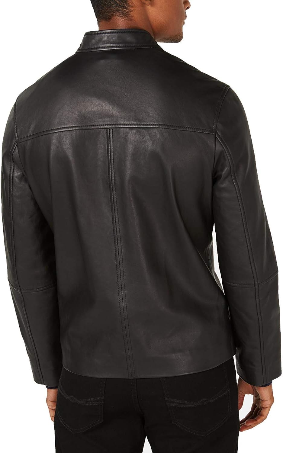 alfani genuine leather jacket
