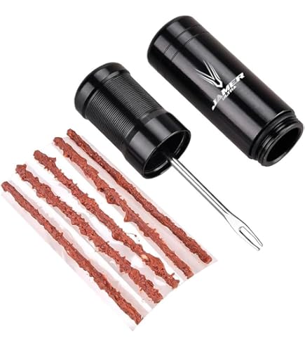 PAX 24 Parches De Reparación De Neumáticos De Tubo Interior De 1.339 X 2.047 In Con Cemento De 20 Cc Kit De Reparacion De Neumaticos De Perforacion