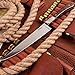 Grand Way Hunting Survival Fixed Blade Knife - Tactical Knife with Wood Handle for Hiking Camping and Fishing - Big Blade Kitchen Chefs Knife 3282