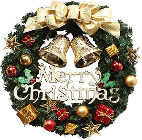 クリスマスリース クリスマス飾り飾り 可愛い 冬 壁掛け かわいい クリスマス オーナメント クリスマスツリー装飾 部屋 玄関 飾り 華やか 結婚式 お祝い 北欧風 デコレーション オーナメント クリスマス用品 30cm D Logicel Net