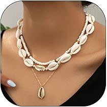 Amazon.com: Choistily Starfish Necklace Gold Shell Necklace