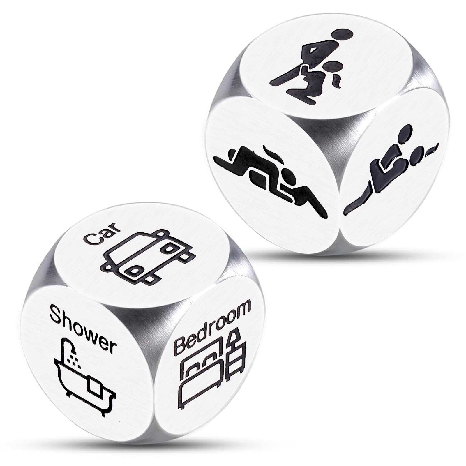 Photo 1 of 10 Year Anniversary Tin Gifts for Men Women - 2PCS Funny Date Night Dices Wedding Registry Ideas 10th Anniversary Wedding Gifts for Couples Bachelorette Party Christmas Birthday Presents Husband