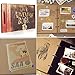 EEIEER Scrapbook album, Photo Albums DIY Family Handmade Self-adhesive Albums Our Adventure Book for Store Present Anniversary Wedding Guest Book Vacation Memories
