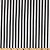 Timeless Treasures Stripes Black/White Fabric By The Yard
