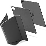 tomtoc Smart Folio Vertical Case for 12.9-inch iPad Pro 6th/5th/4th/3rd Gen 2022-2018, 3-Layer, Separable, Slim Protective Ma