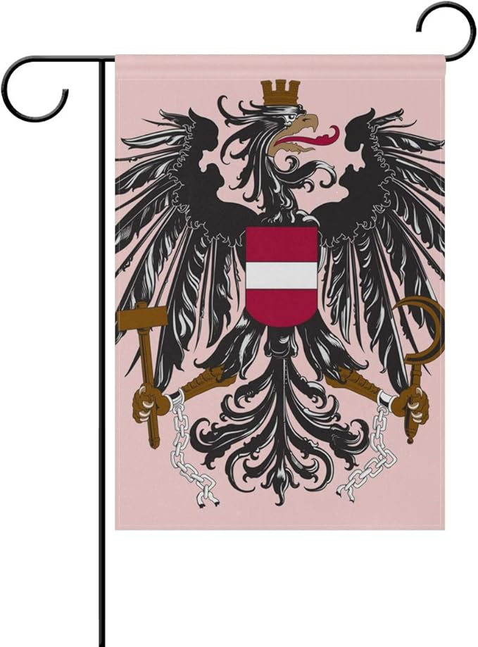 LINDATOP Bandera de jardín de águila Comunista 12 x 18 Pulgadas