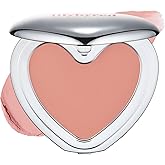 lilybyred Luv Beam Cheek Mousse | Heart-Shaped Korean Mousse Cream Blush, Velvety Soft-Matte Texture, Pore-Blurring Finish, Buildable & Blendable Color, Natural Flush, 0.13 oz. (01 Apricot Mousse)