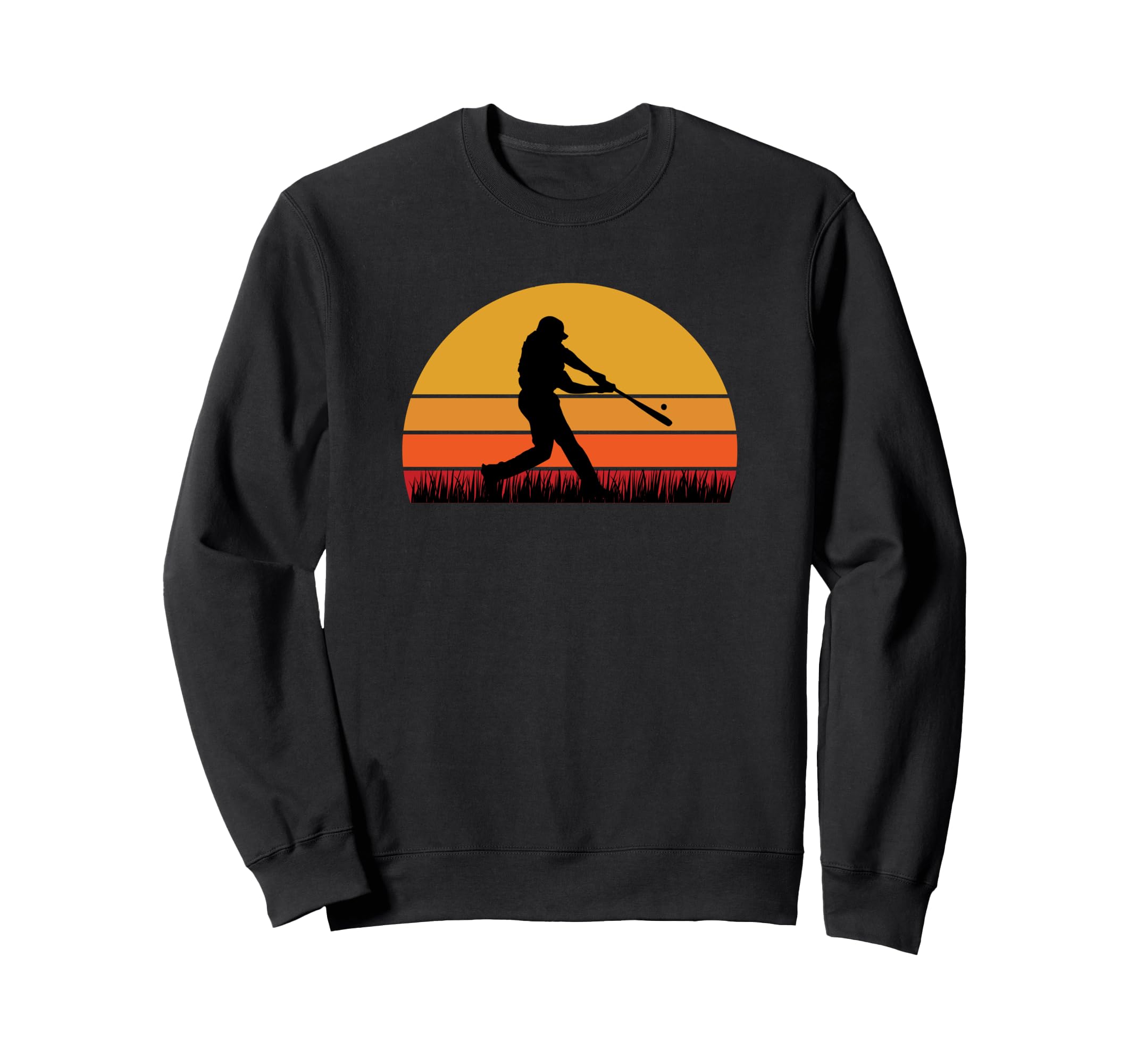 Baseball Beisbol Batter HR Home Run Hit Ball Bat Player Sweatshirt
