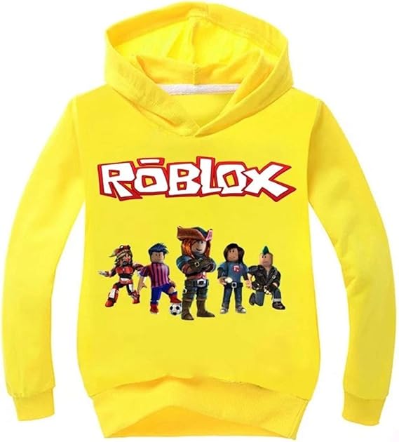 fashion 1938 Boys Girls Roblox HoodiesRoblox Pullover Hooded Tops for