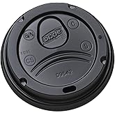 Dixie D9542 Black Dome Drink-Thru Lid