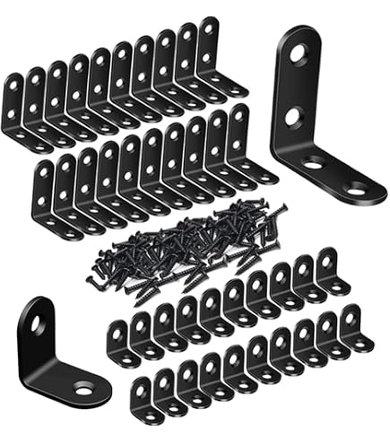 Ssl Brackets Stainless Steel 90 Degree Angle Brackets With Screws MONKIPAER 24 Pcs L ...