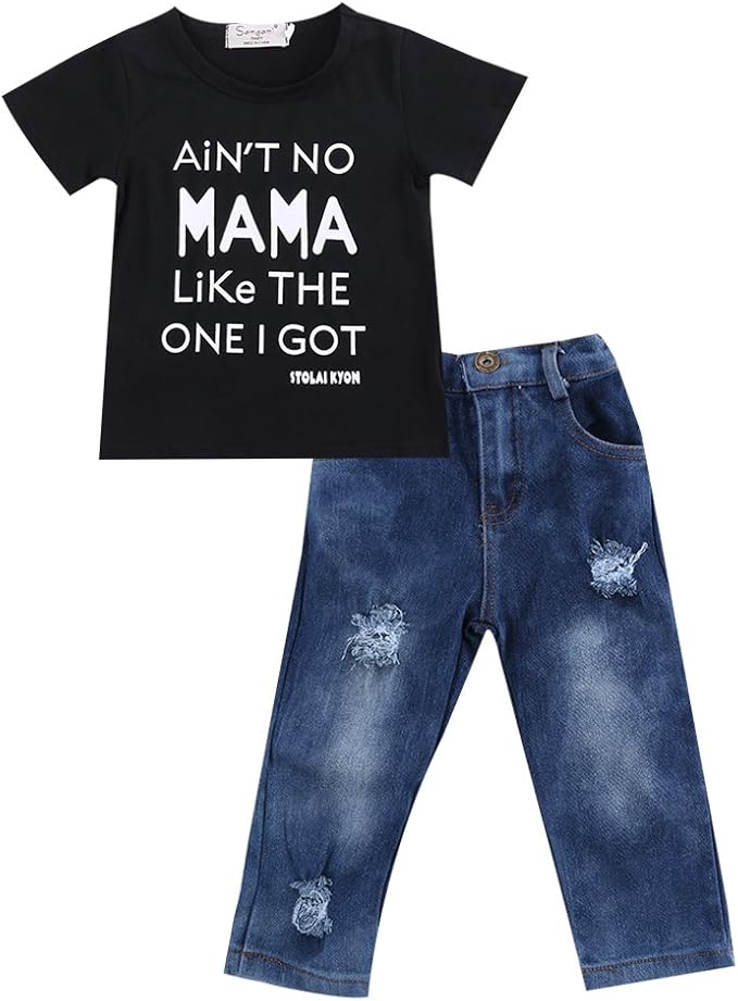 denim outfit for baby boy
