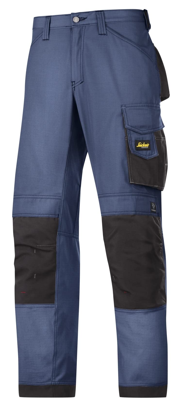 Snickers 33139504052 Size 52 "Rip-Stop" Craftsmen Trousers - Navy Blue/Black