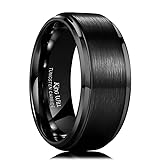 King Will Men's Tungsten Carbide Ring 10mm Polished
