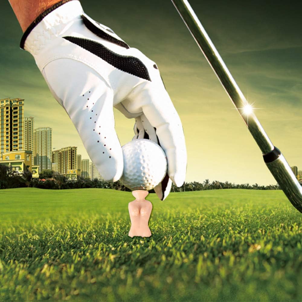 Skystuff 12Pcs Golf Ball Holder Golf Tee Novelty Nude Golf Tees Model for Xmas Stocking Filler - Image 3