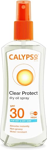 Calypso Dry Oil Wet Skin SPF30 Sunscreen 200ml view 2