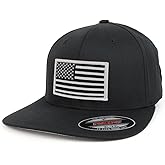 Armycrew XXL USA American Flag Embroidered Iron On Patch Cap