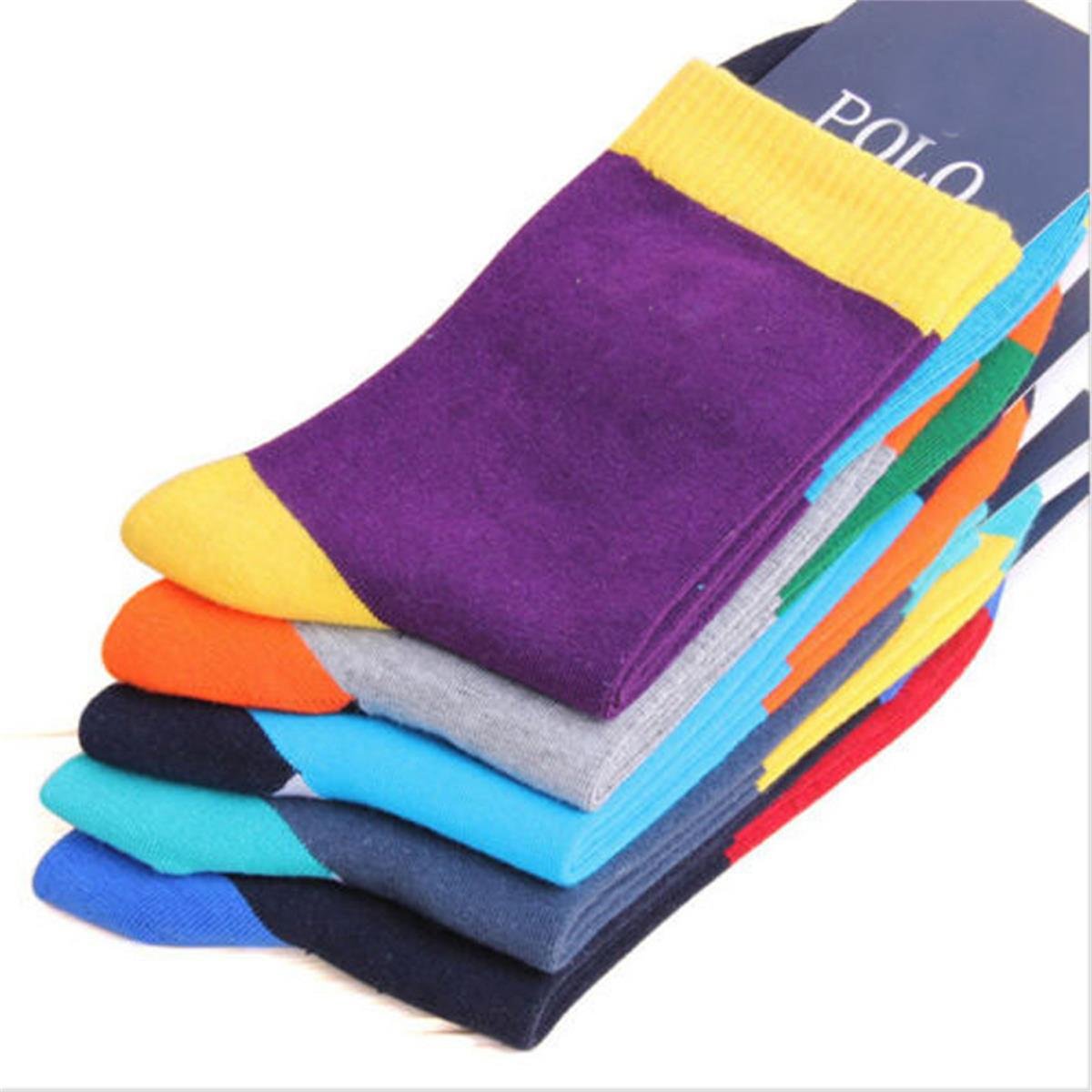 LONGQI Chaussettes de Bateau pour Homme Faible Couper Solide Coton antidérapant Courte Tube Chaussettes de Sport