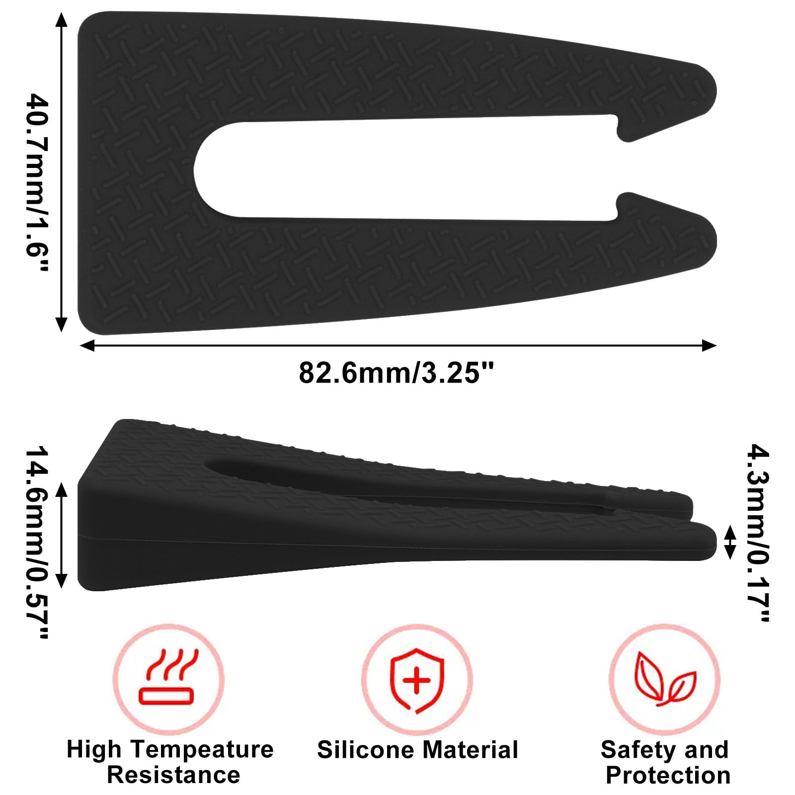 Gas Stove Knob Locks, Oven Lock Child Safety Gas Stove Knob Covers, Gas Stove Child Safety Knob Locks Childproof Baby Proofing Oven Safety Lock No Tools Need (6pcs, Black)
