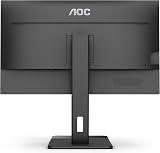 AOC Q32P2 32 Inch QHD IPS Monitor 75Hz 4ms USB Hub Height Adjust Speakers view 3