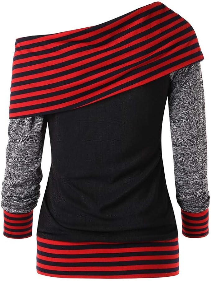 tee shirt manche longue rayé femme