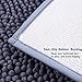 Ohuhu Super Soft Bathroom Rugs, Non Slip Microfiber Shaggy Chenille Bath Rug for Kitchen Bedroom
