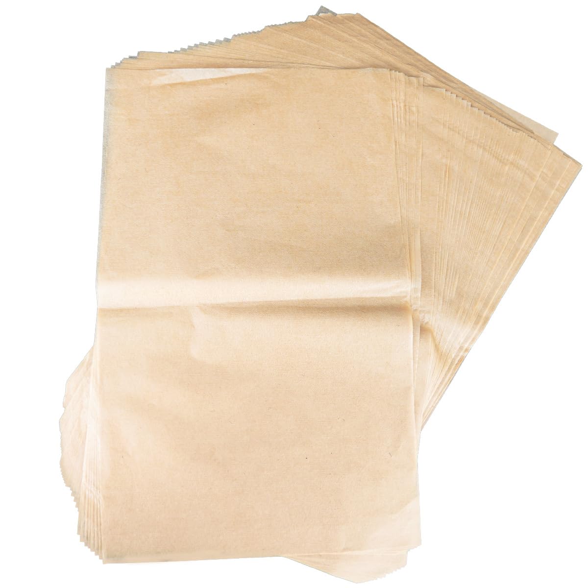 Photo 1 of 100 Sheets Rice Paper Ancient Bamboo Pulp Handmade Xuan Paper Vegetation Dyed Retro Semi-Raw for Calligraphy(Antique, 9.4 * 15.7inch)