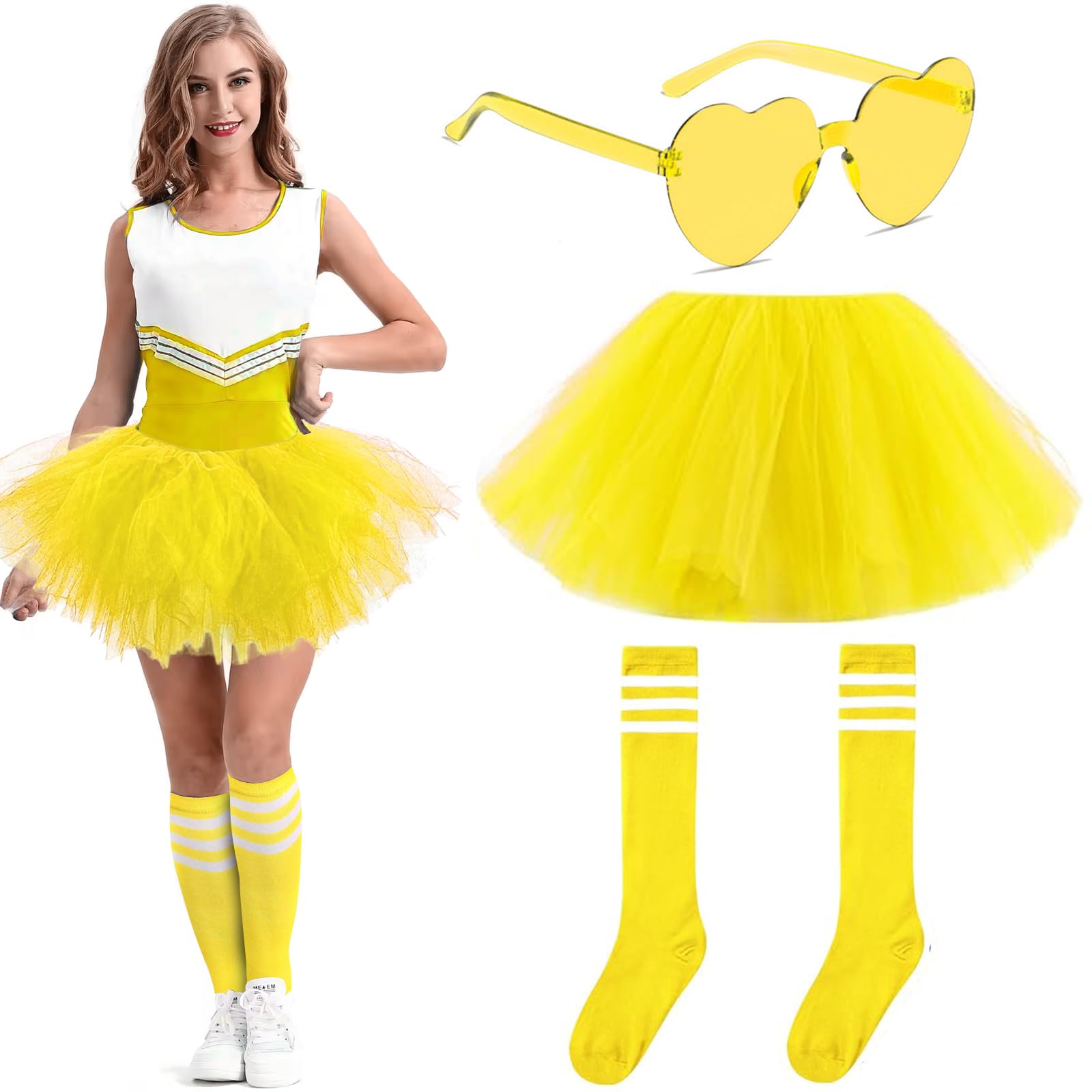 Photo 1 of  **ONLY THE SKIRT**Tutus for Women Adult,5 LBallet Dance (US, Waist, 30, S, Yellow)