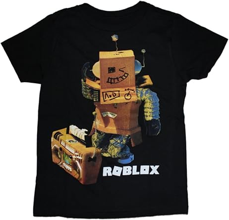 Roblox Camiseta Para Meninos 4 16 Preto 14 16 Amazon Com Br - jogos de roblox de meninas e meninos