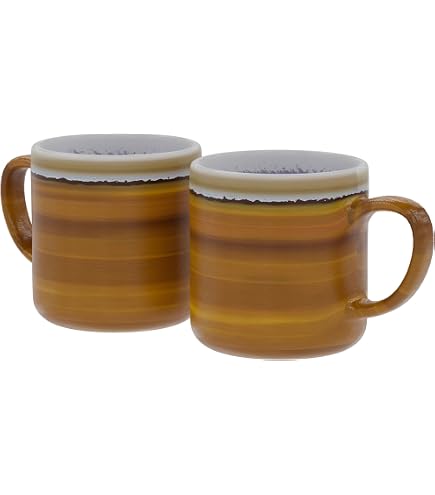 blue coffee cup set blue and white mugs {set of three}