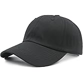 Waldeal Oversized Baseball Hats for Men Big Heads, Adjustable Cotton Large XL Plain Baseball Cap