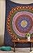 Popular Handicrafts Large Hippie Mandala Bohemian Tapestry - Indian Dorm Decor, Psychedelic Wall Hanging, Ethnic Decorative (84x90 inches) (Multi Color)