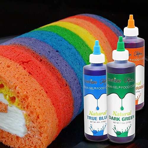 Chefmaster Natural Food Coloring for Decorating, Yellow Gel Food Dye, 9 oz. Natural Coloring for Whipped Icing & Fondant, Gluten-Free Natural Food Color, Liqua Gel All Natural Food Dye