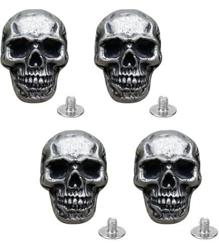 Lot De Conchos Western Steer Skull – 2 Neufs + 1 Ancien Avec Rivets
