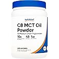 Nutricost C8 MCT Oil Powder 1LB (16oz) - 95% C8 MCT Oil Powder