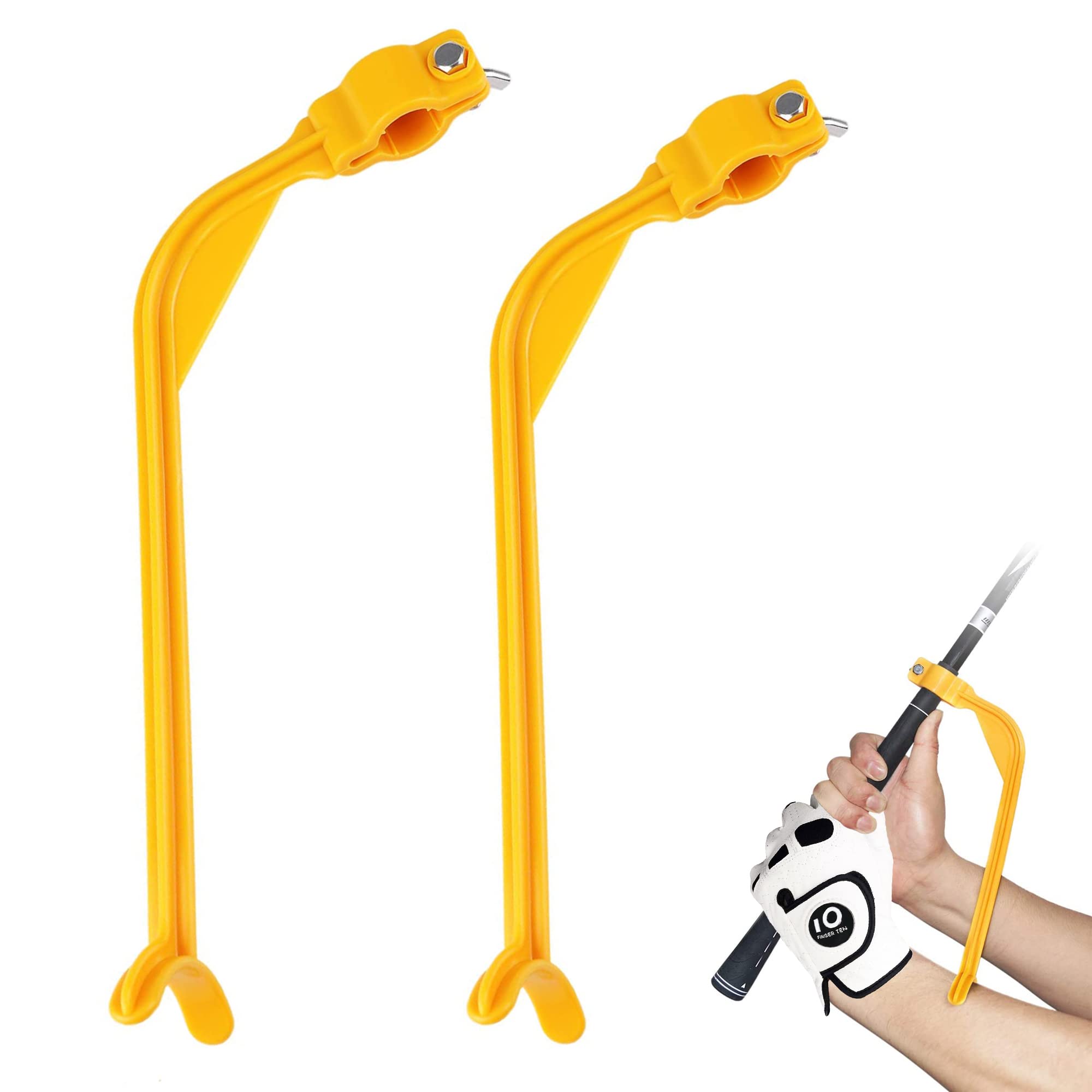 AMRTA Golf Swing Training Aids Trainer Posture Correction Tool Value 2 pcs/Set for Golf Beginner Men Women Kids Practice (2 Pack)…