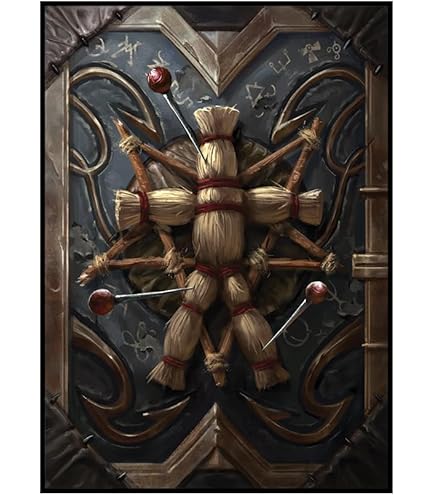 Fantasy North - Life Bloom - Spell Scroll Series I - 100 Textured Matte TCG Card Sleeves - Fits Magic MTG Commander Pokemon and Other Card Games