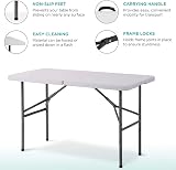 Denny International Trestle Table 4ft Indoor Outdoor Folding Heavy Duty view 4