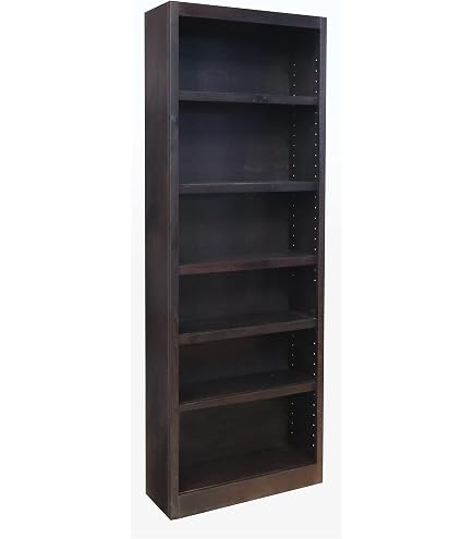 Amazon.com: Concepts In Wood Midas Six Shelf Bookcase 84