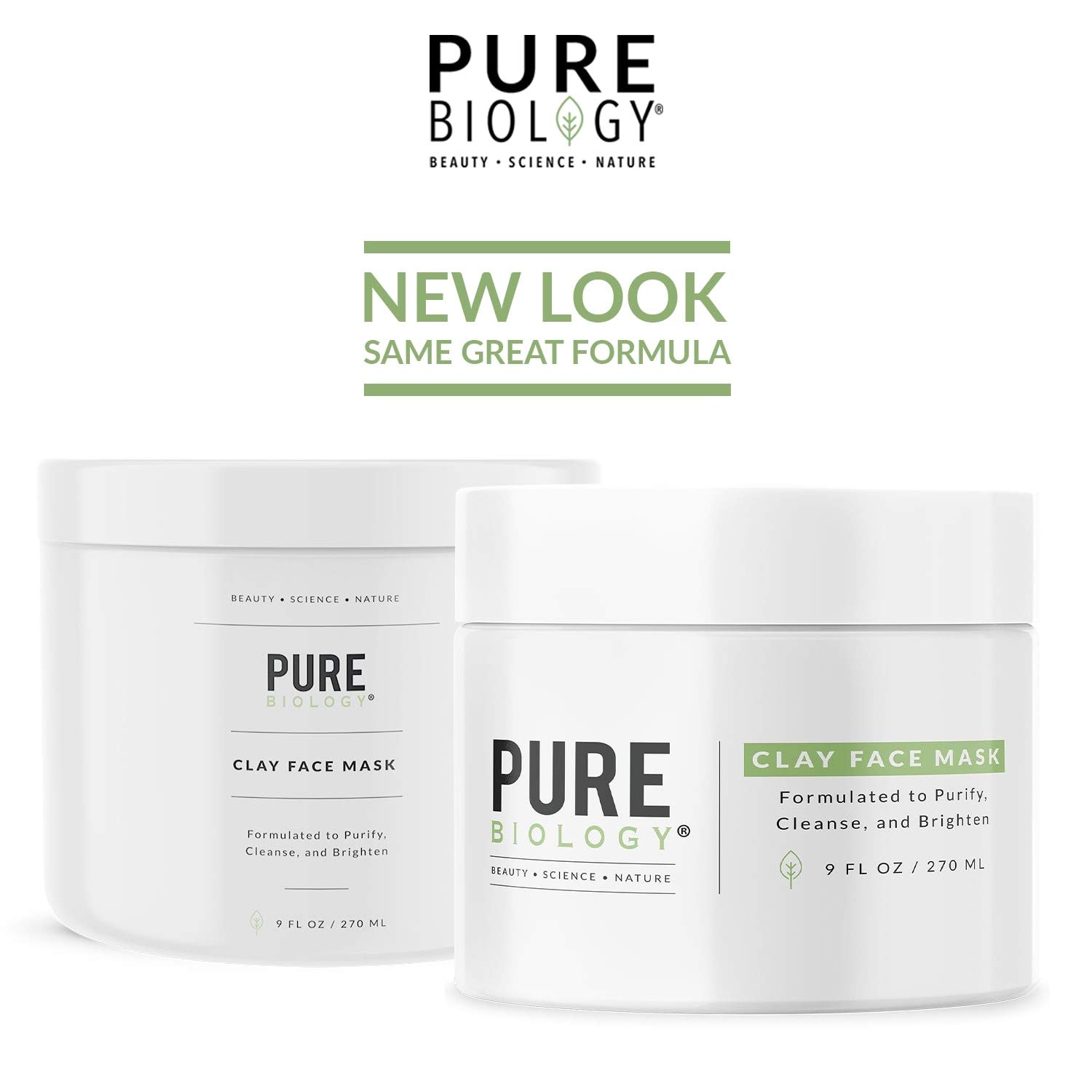 Premium Bentonite Clay Mask – Clinically Proven NaturePep Pea, Collagen, Natural Alpha Hydroxy Acids & Vitamin A, B, C, E Minimize Pores, Acne, Blackheads, Oily Skin & Dark Spots for Face, Men & Women : Beauty