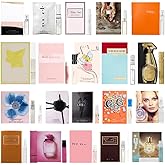 12 Designer Perfume Vials for Women Fragrance Sampler with Organza Bag