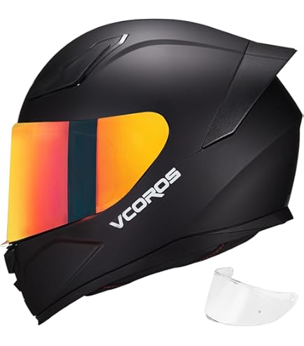 JQF Gear Full Face Motorcycle Helmet WS-607 DOT Approved for Adults