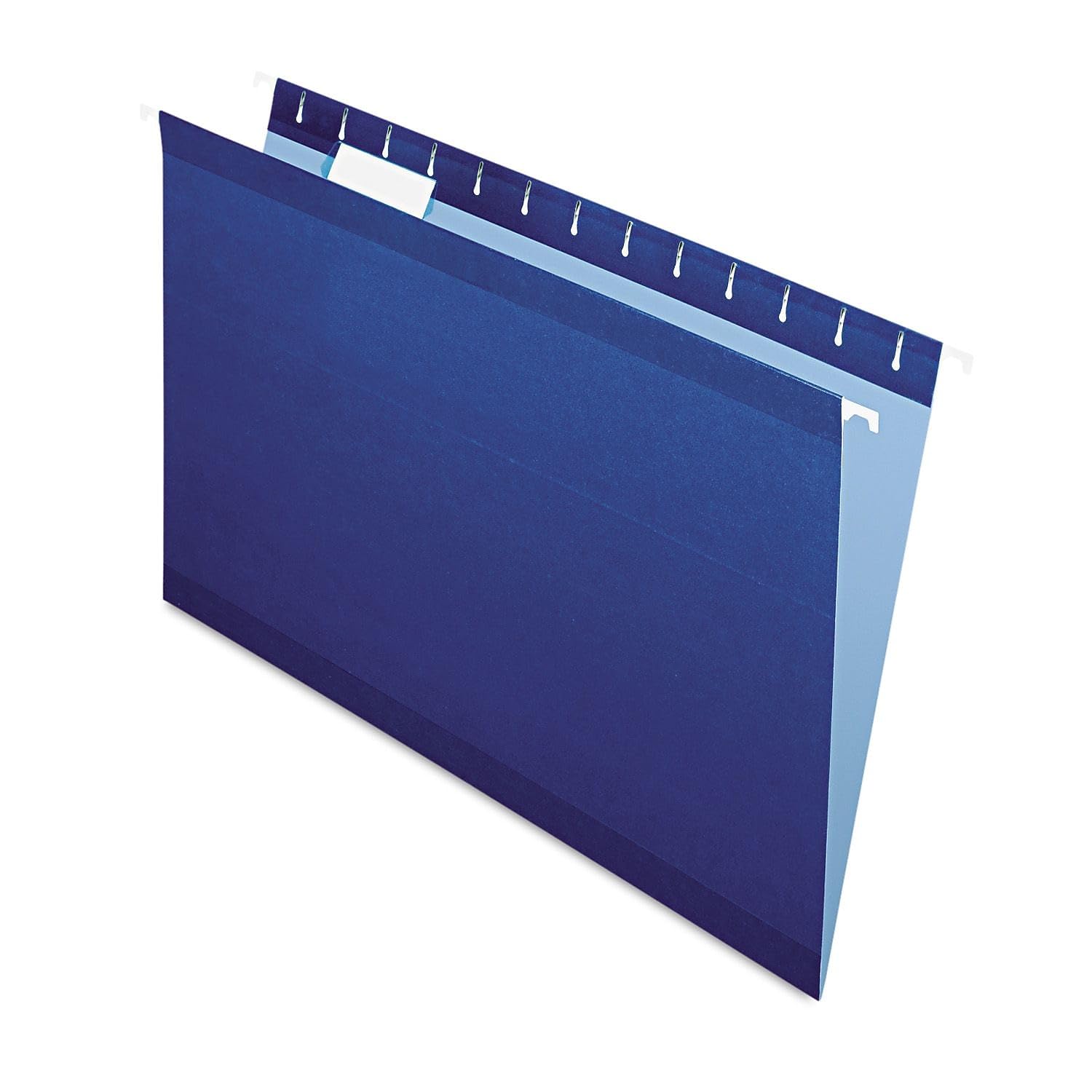 Pendaflex Reinforced Hanging Folders, Legal Size, Navy, 1/5 Cut, 25/BX (04153 1/5 NAV)