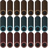 150 Pcs Sanding Discs Set 2 Inch Roll Lock Discs