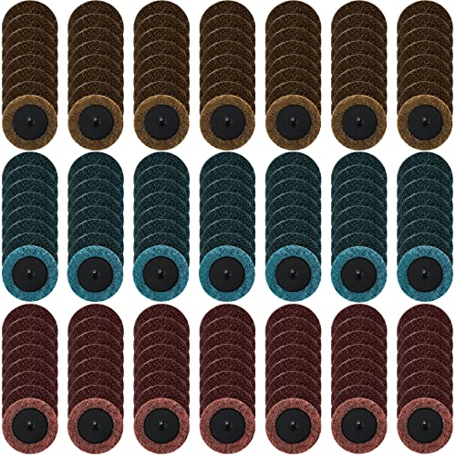 150 Pcs Sanding Discs Set 2 Inch Roll Lock Discs