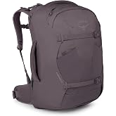 Osprey Fairview 40L Women's Travel Backpack, Purple OS | carry on bag, laptop sleeve, personal item, work school travel, carry on travel, flight friendly, toiletry kit, Purple color