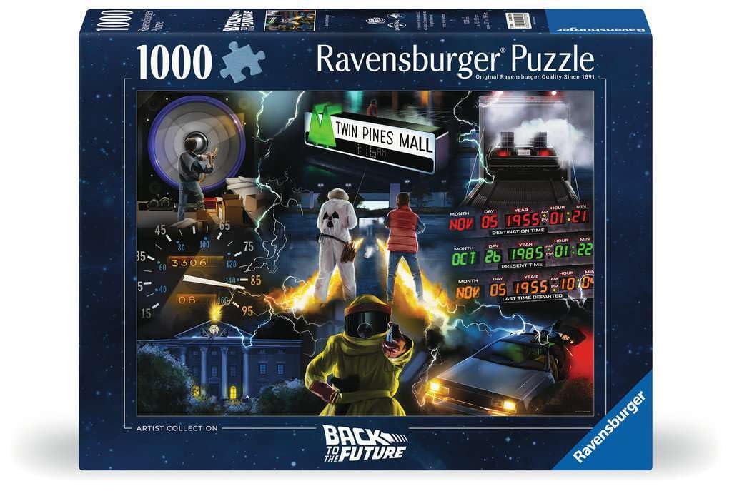 Ravensburger Universal Vault Collection Back to the Future Merchandise - 1000 Piece Jigsaw Puzzles for Adults and Kids Age 12 Years Up — image 1