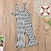 Toddler Kids Baby Girl Stripes Bell-Bottom Jumpsuit Romper Overalls Pants Outfits (Black, 6-12M)